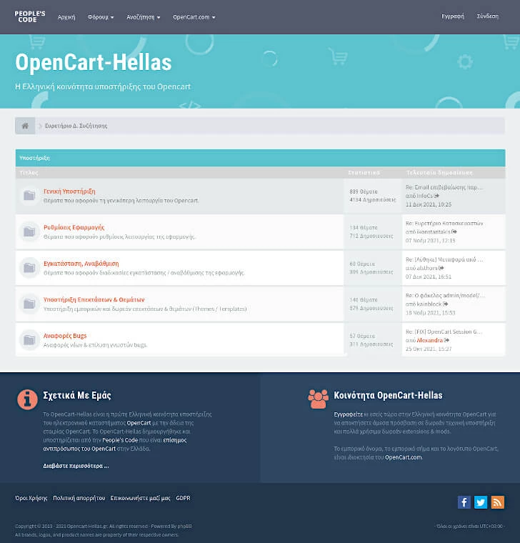 Χρειάζεστε Δωρεάν Υποστήριξη Για Το OpenCart Στα Ελληνικά;